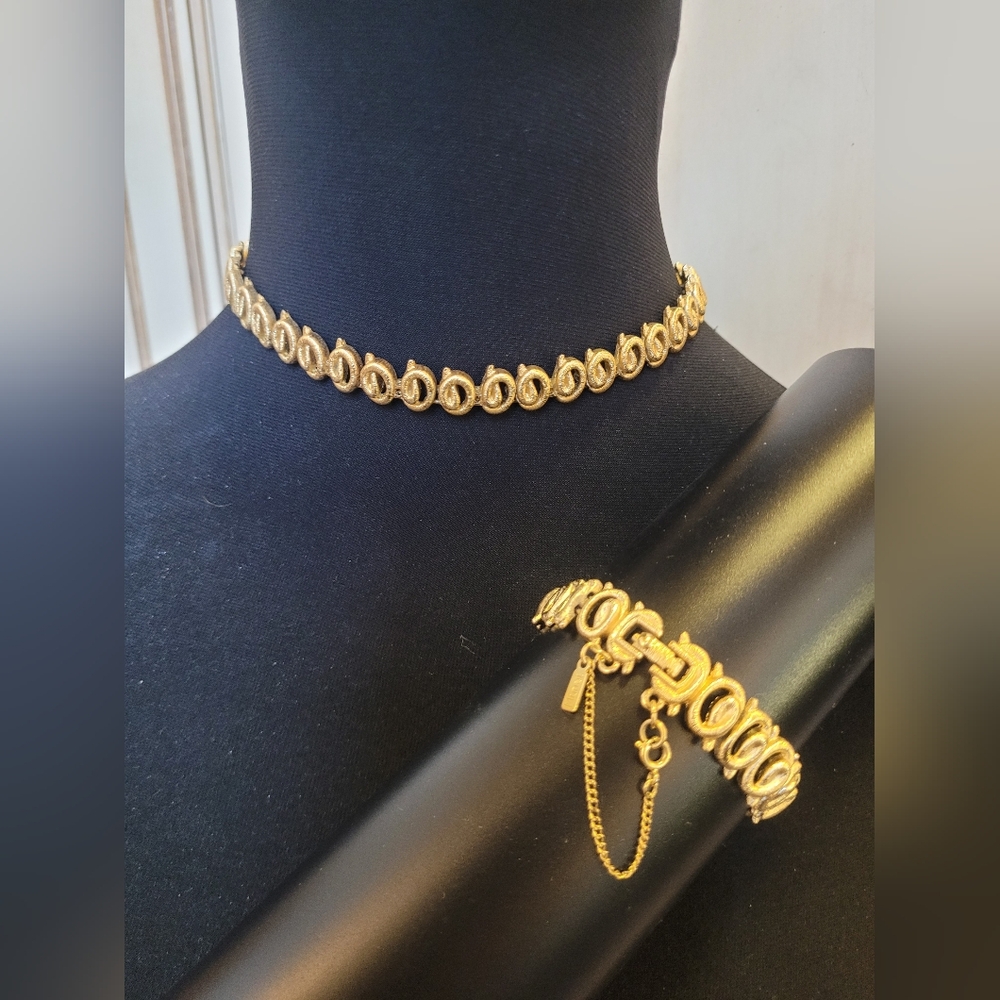 Vintage | Monet | 1950's | Demi Parure | Necklace with Earrings